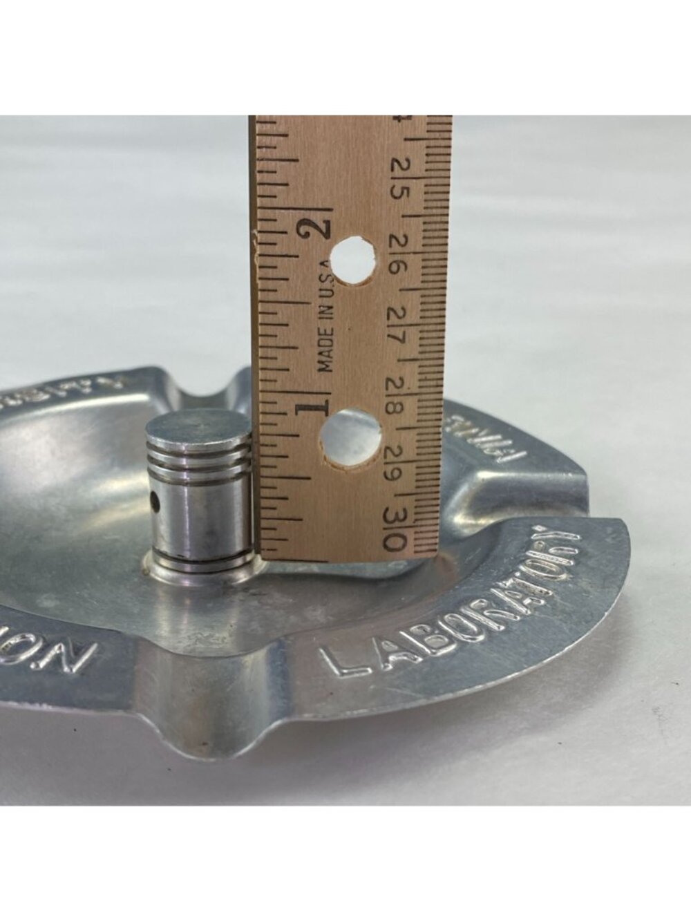 Vintage Aluminum Ashtray University California Production Laboratory - Picture 10 of 10